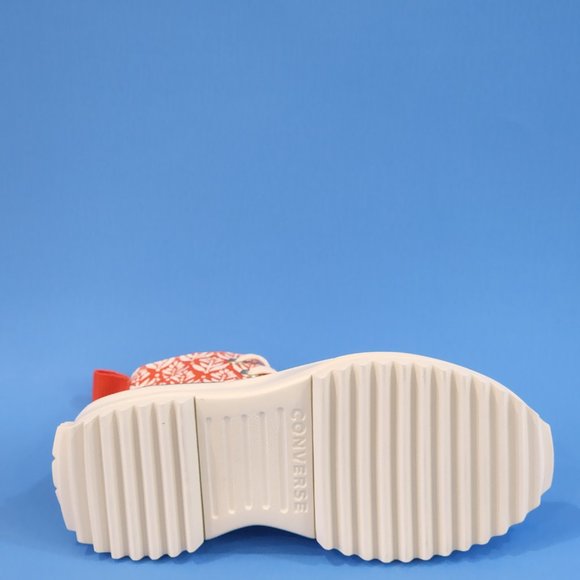 Converse Run Star Hike High 'Bright Poppy' Unisex Platform Sneakers 171922C NWT - Picture 4 of 6